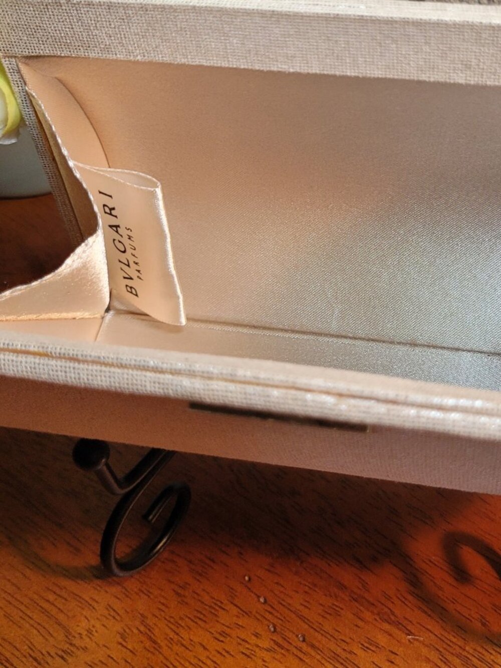 Bvlgari Silver Shimmer Clutch Purse - Picture 3 of 3